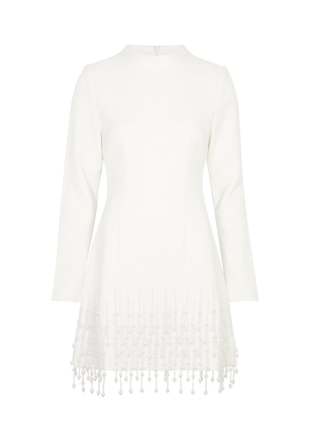 The Ultimate Muse Pearl Drop Long Sleeve Dress