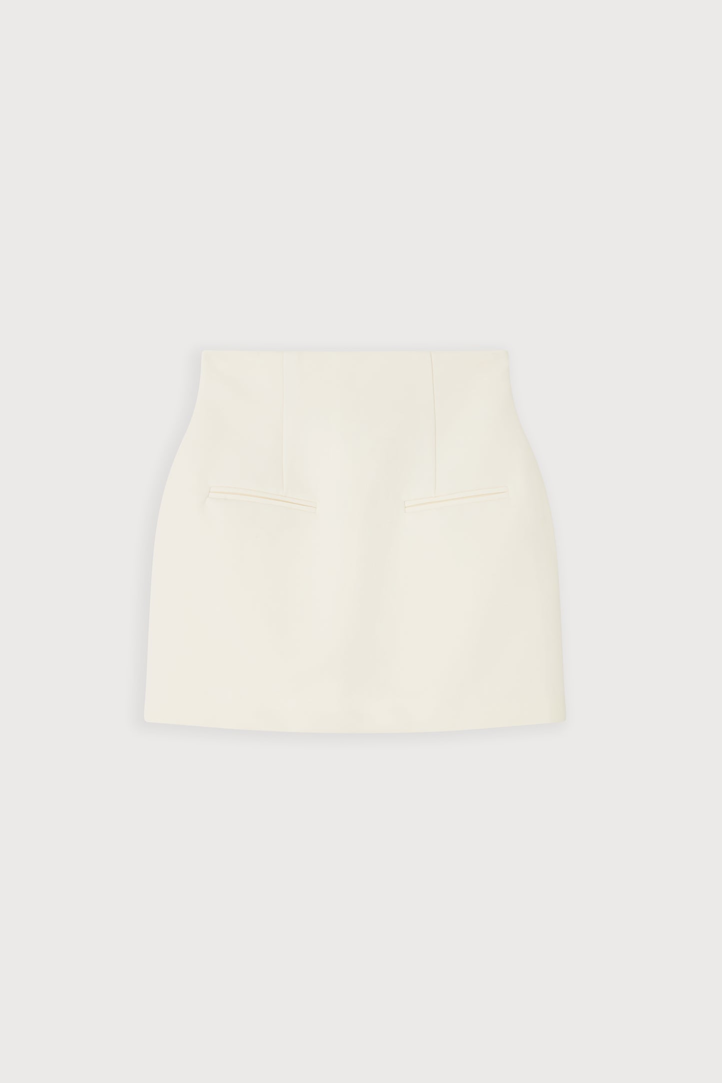 Cotton Mix Structured Skirt