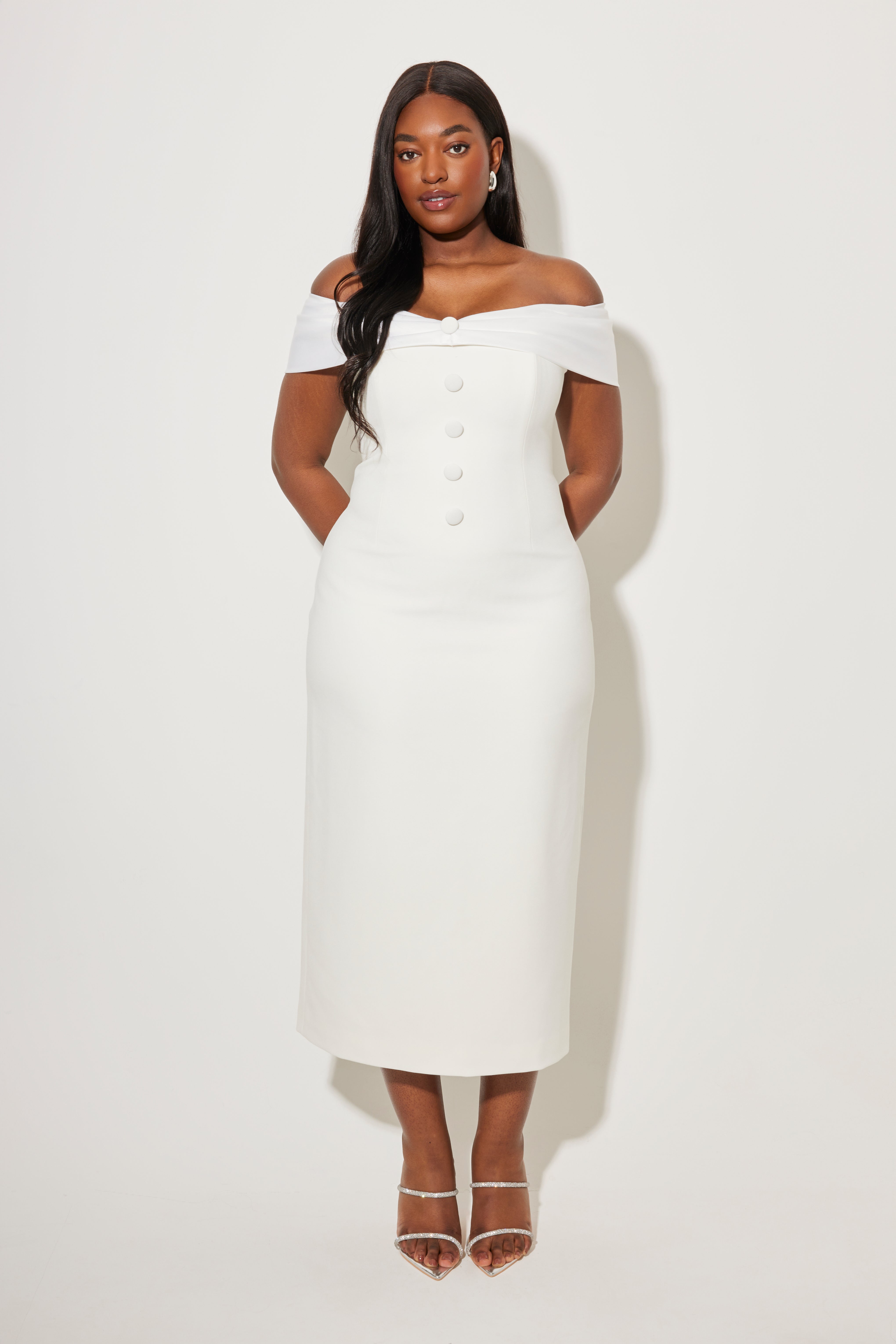 Bow Midi Dress