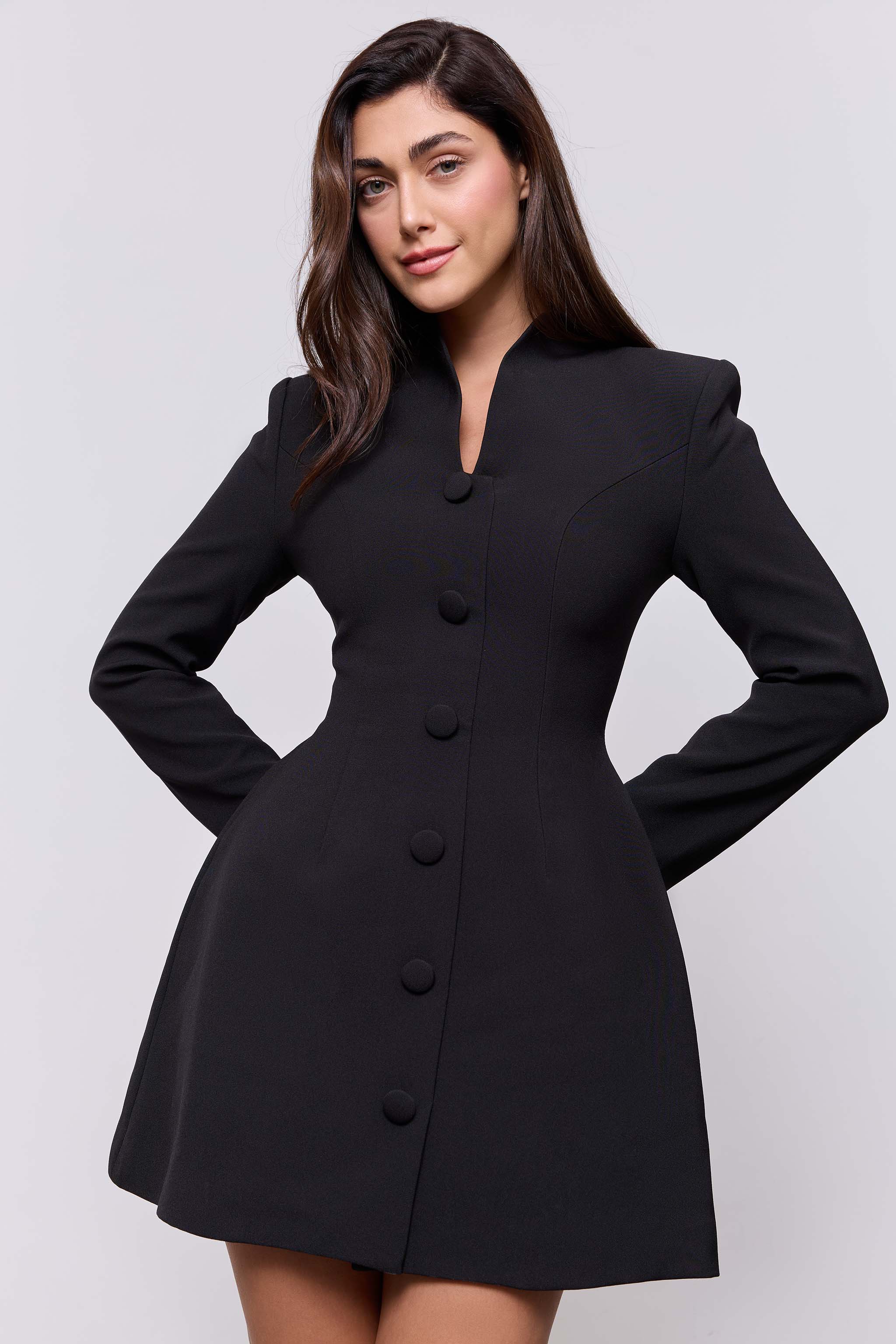 womens black button down dress – Odd Muse 20_OFF Solid Wood Frame Drawer Size:M | ITA 42 | EU 38 | UK 10 | US 6