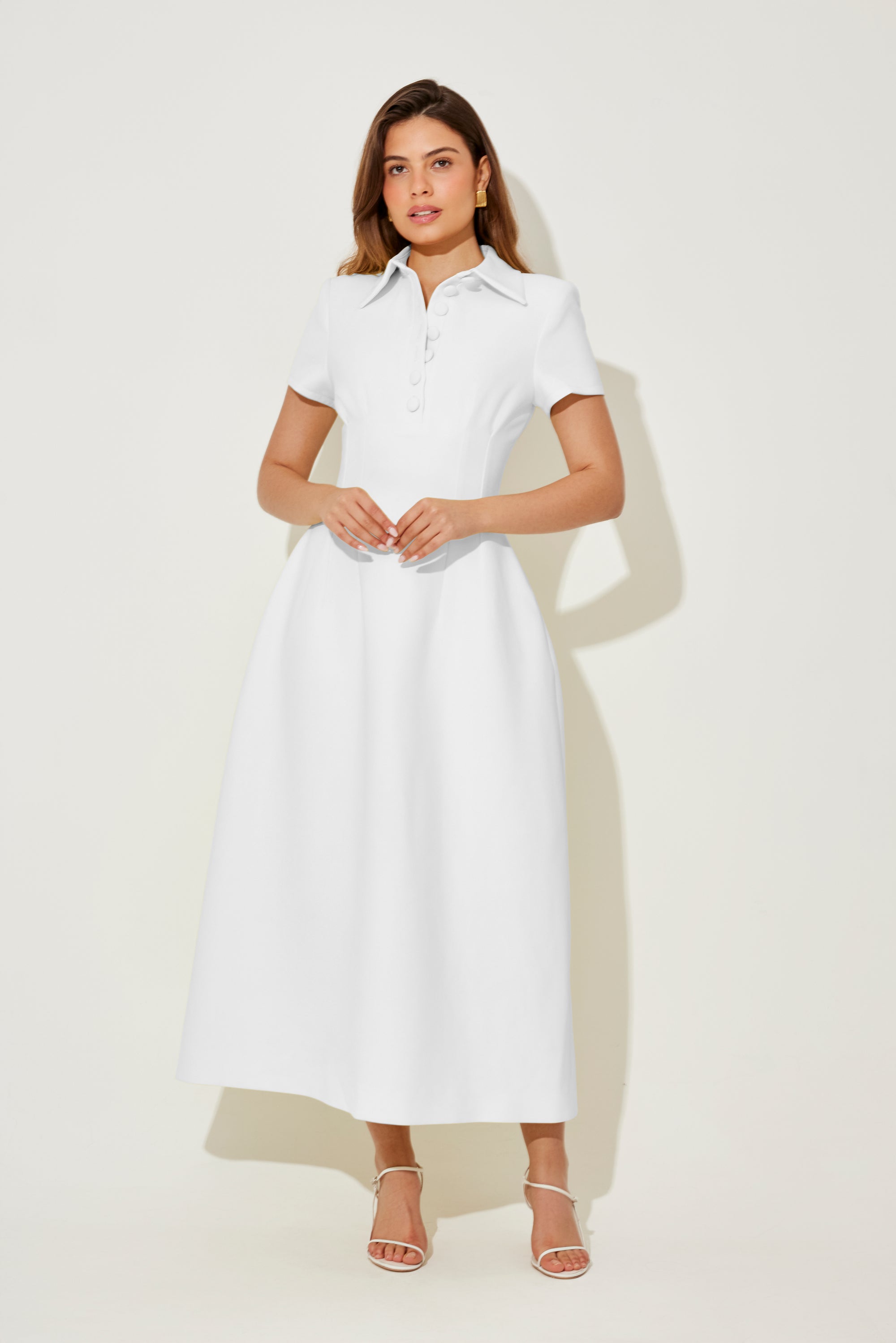 The Ultimate Muse Collared Midi Dress
