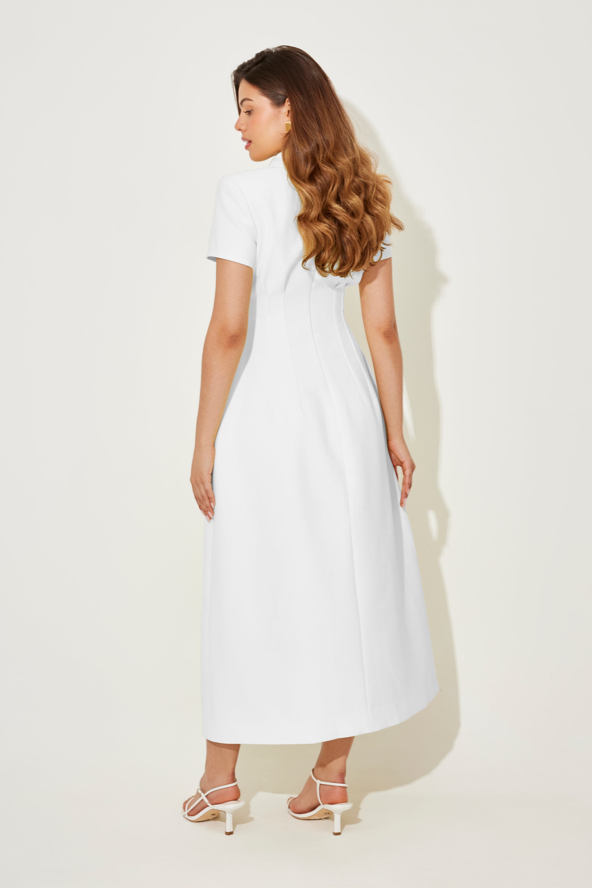 The Ultimate Muse Collared Midi Dress
