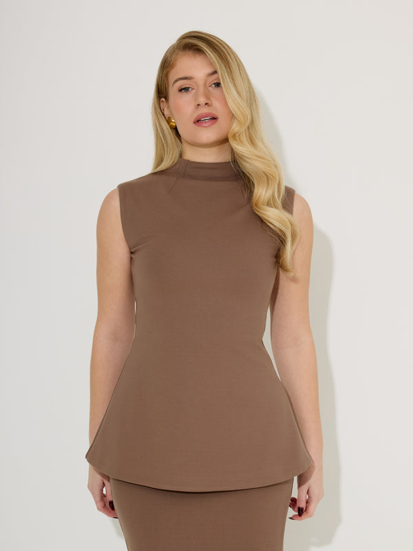 Compact Jersey Sleeveless Top