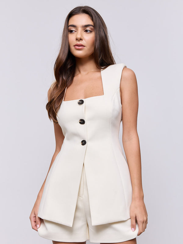 Cotton Mix Waistcoat