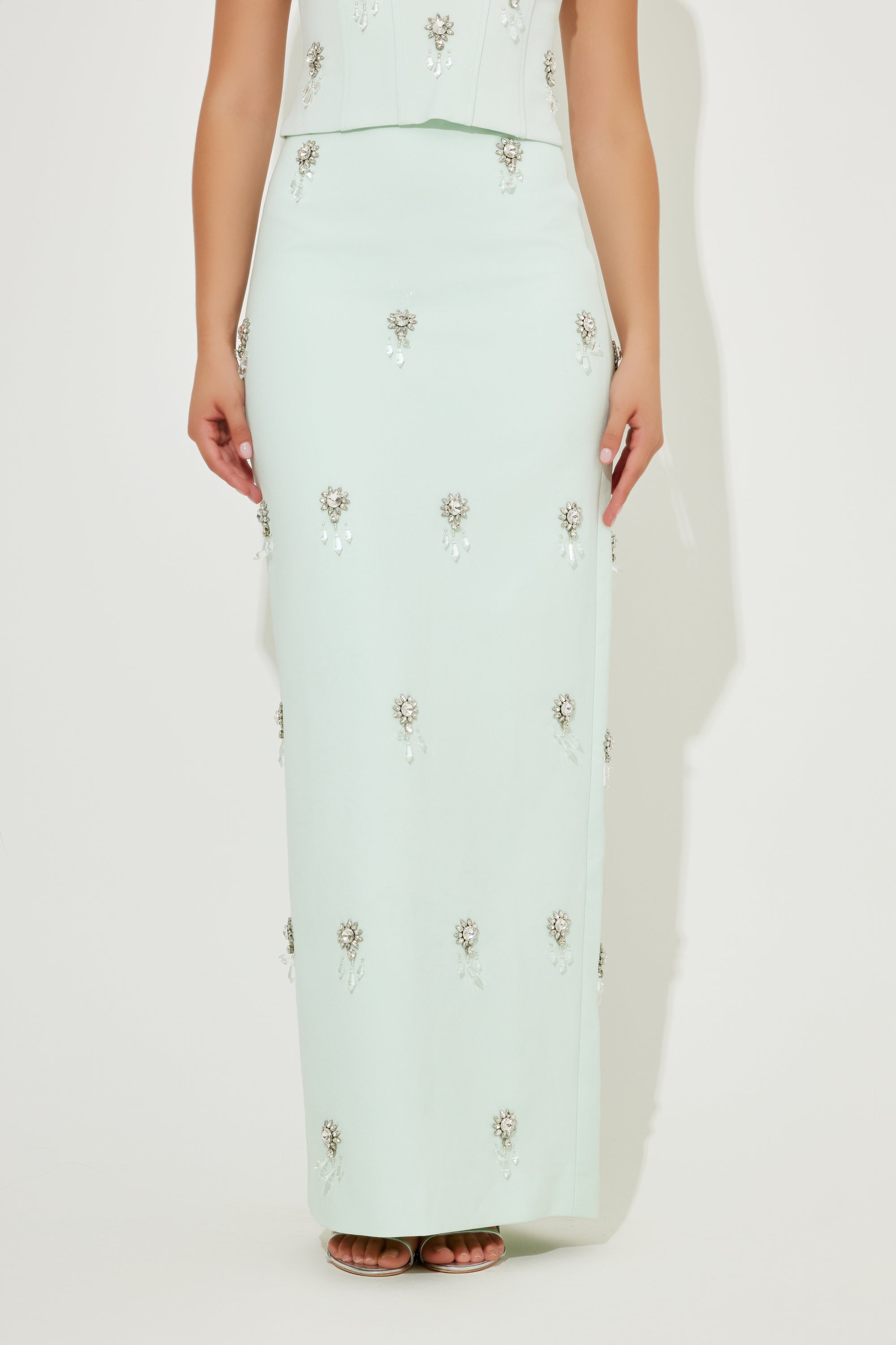 The Ultimate Muse Crystal Maxi Skirt