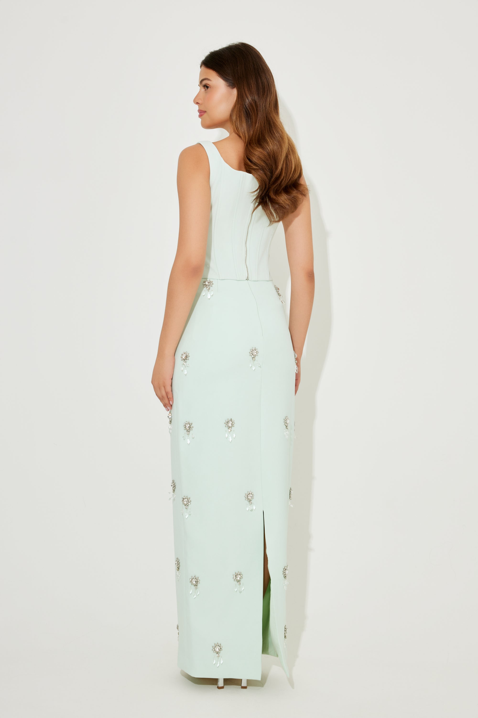 The Ultimate Muse Crystal Maxi Skirt