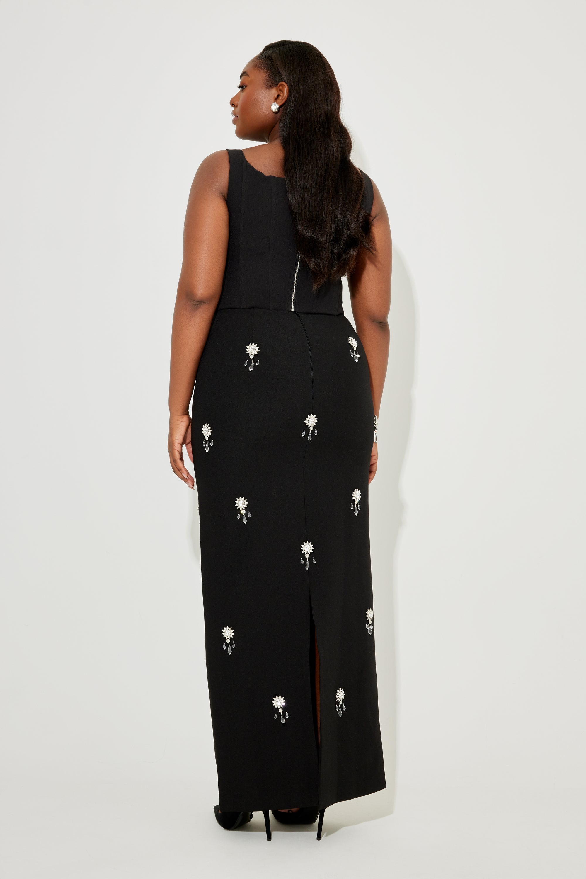 The Ultimate Muse Crystal Maxi Skirt