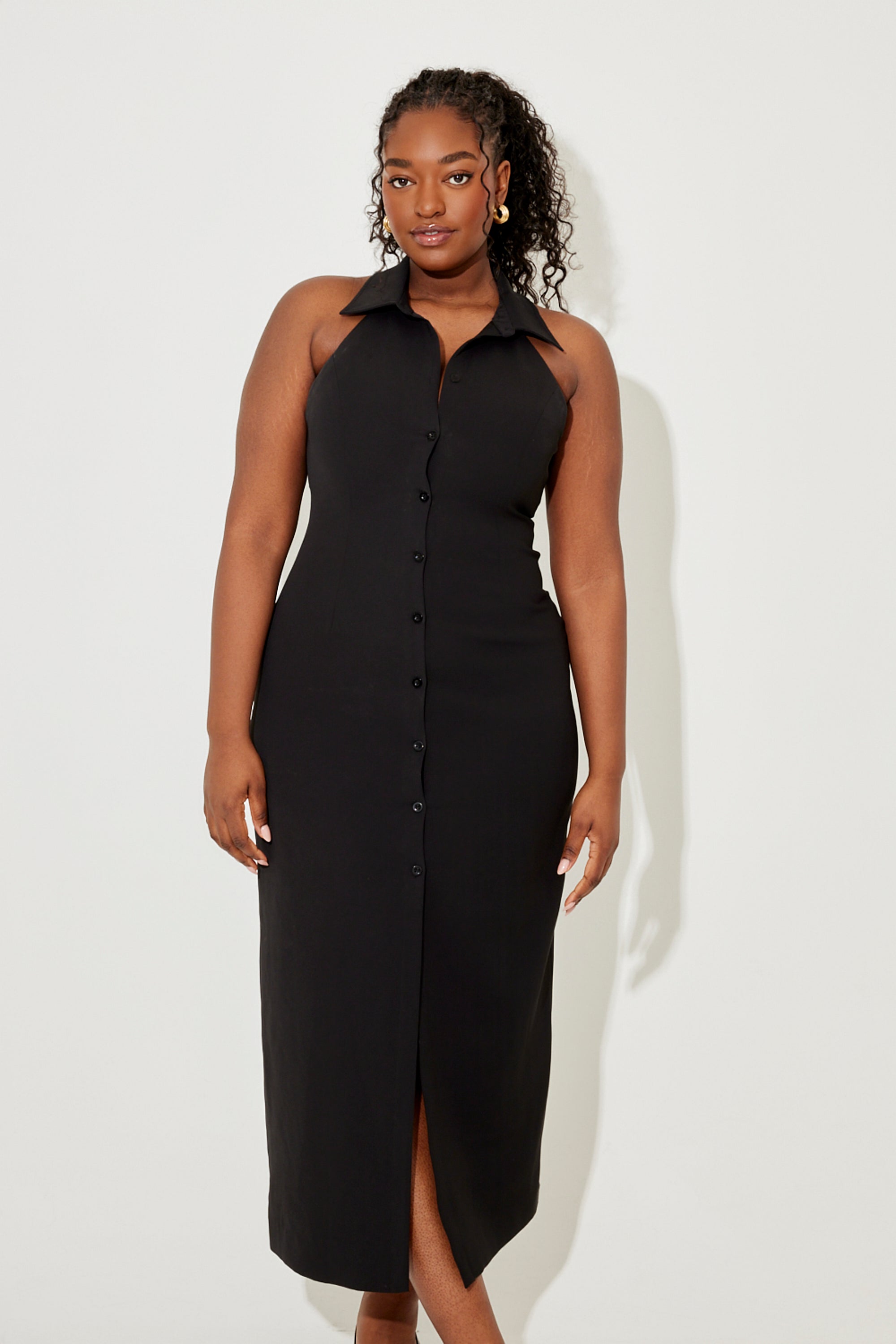 The Ultimate Muse Collar Maxi Dress