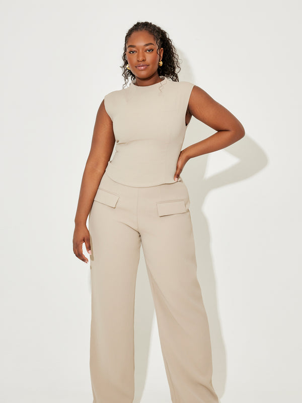 Wide Leg Trousers
