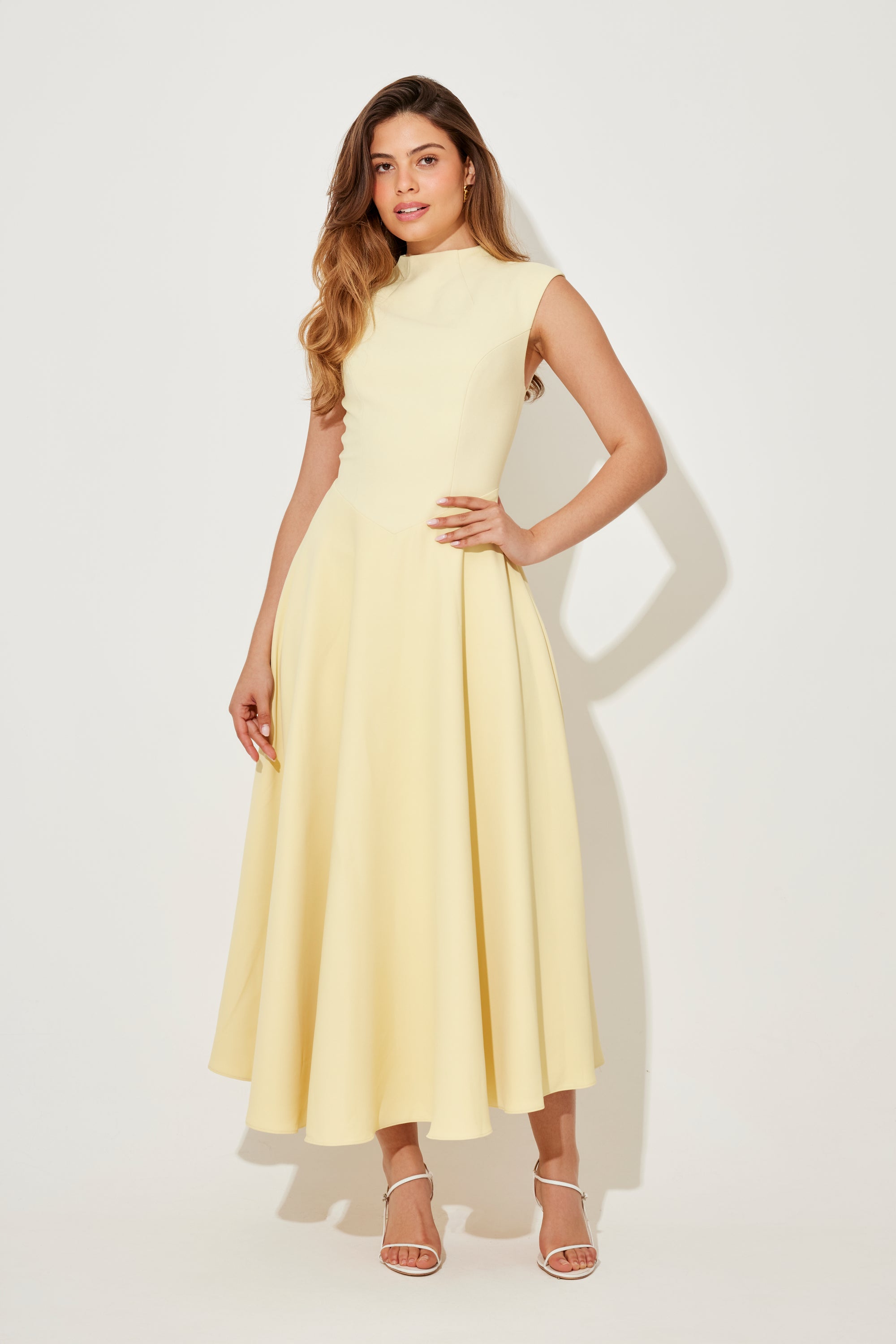 The Ultimate Muse Sleeveless High Waist Midi Dress