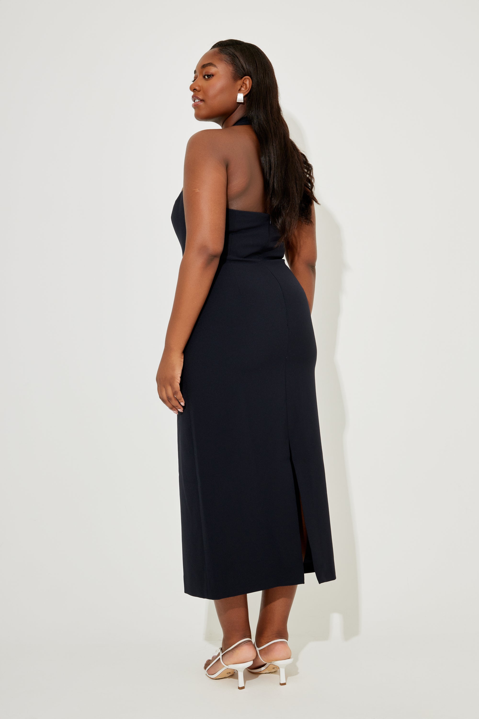 The Ultimate Muse Halter Neck Midi Dress
