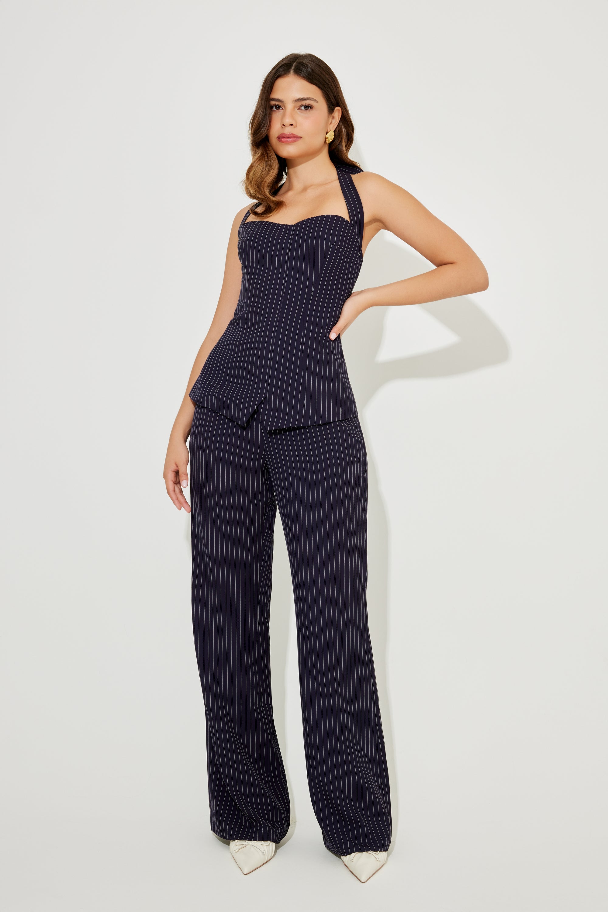 The Ultimate Muse Pin Stripe Trousers