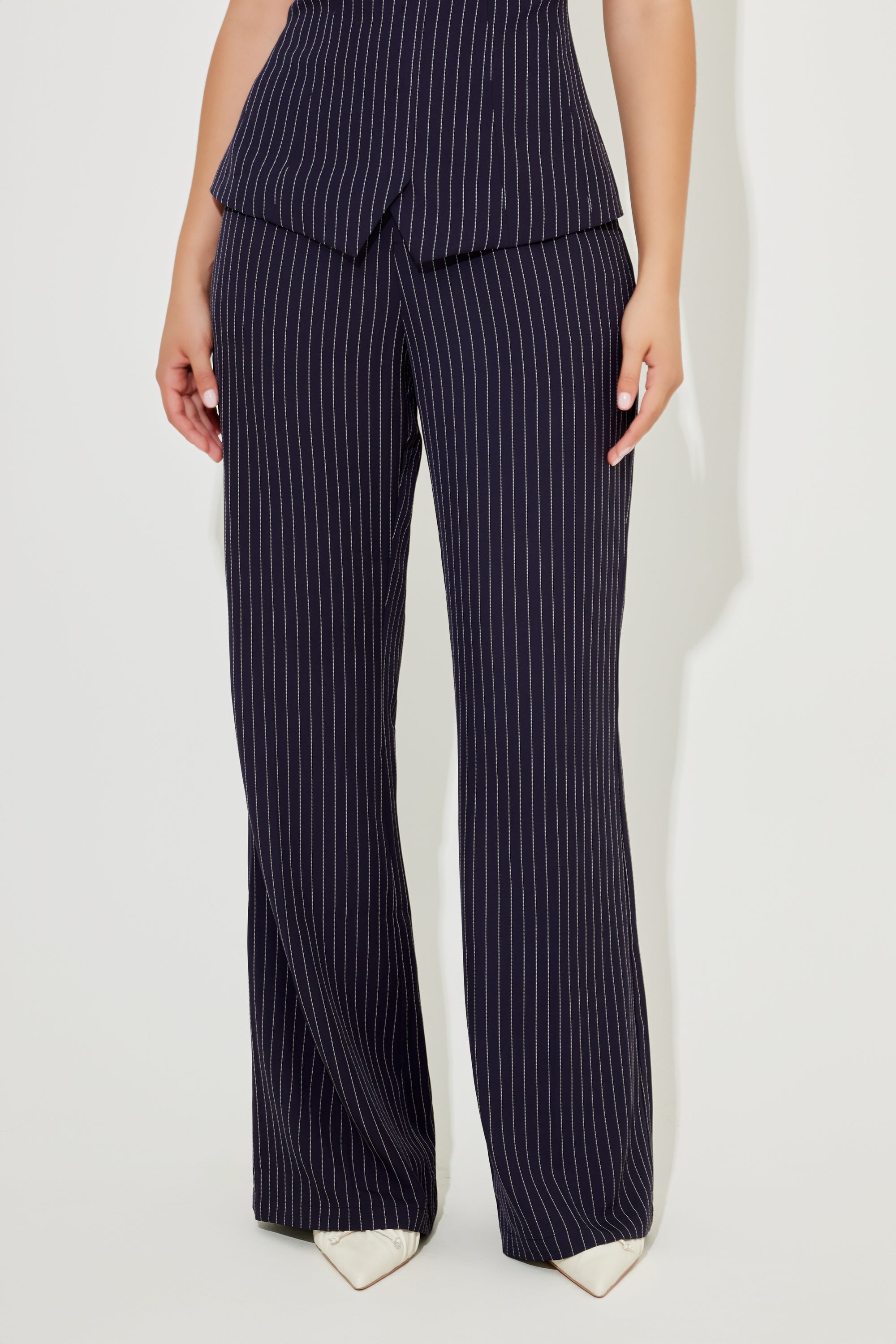 The Ultimate Muse Pin Stripe Trousers
