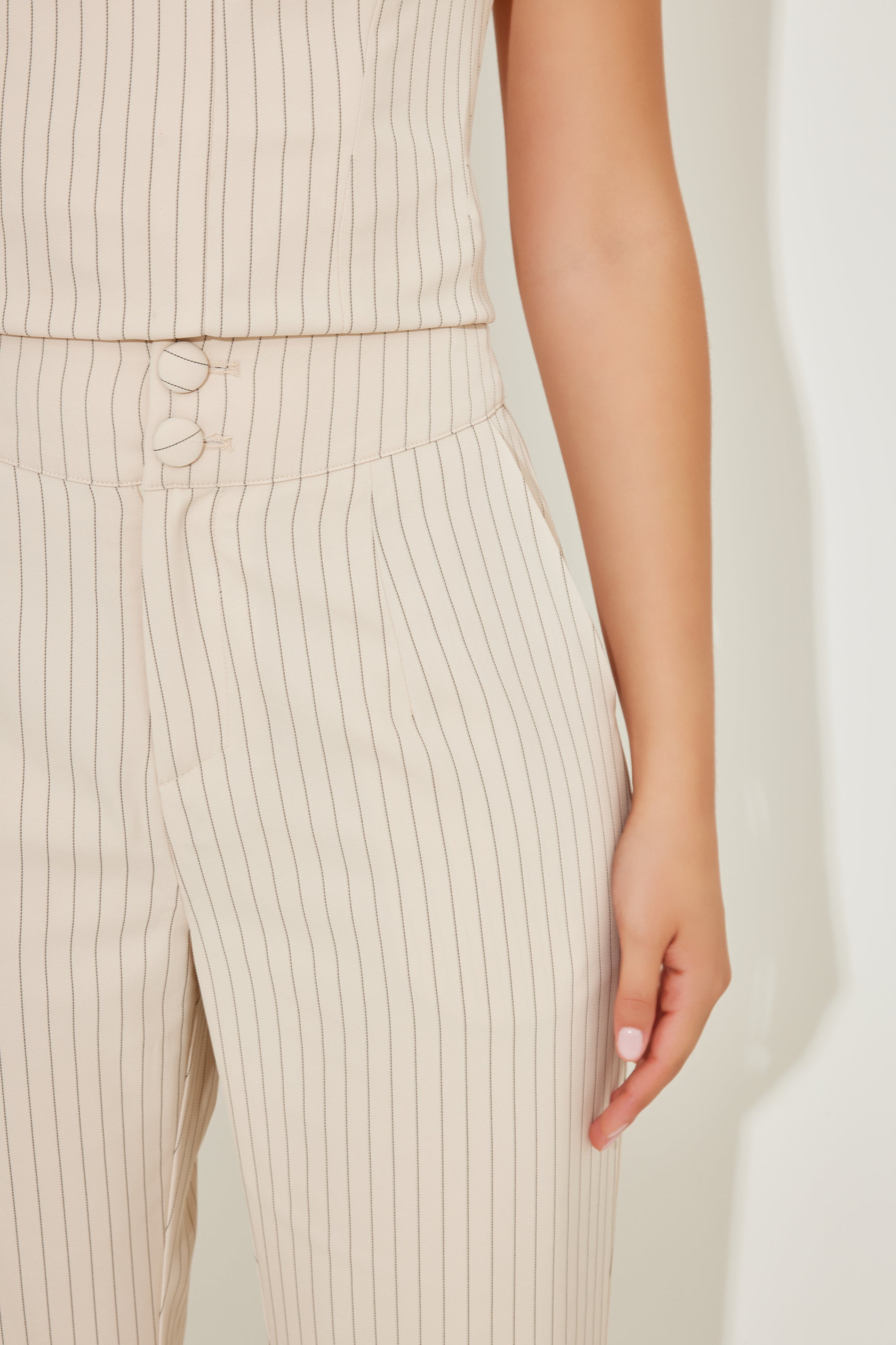 The Ultimate Muse Pin Stripe Trousers