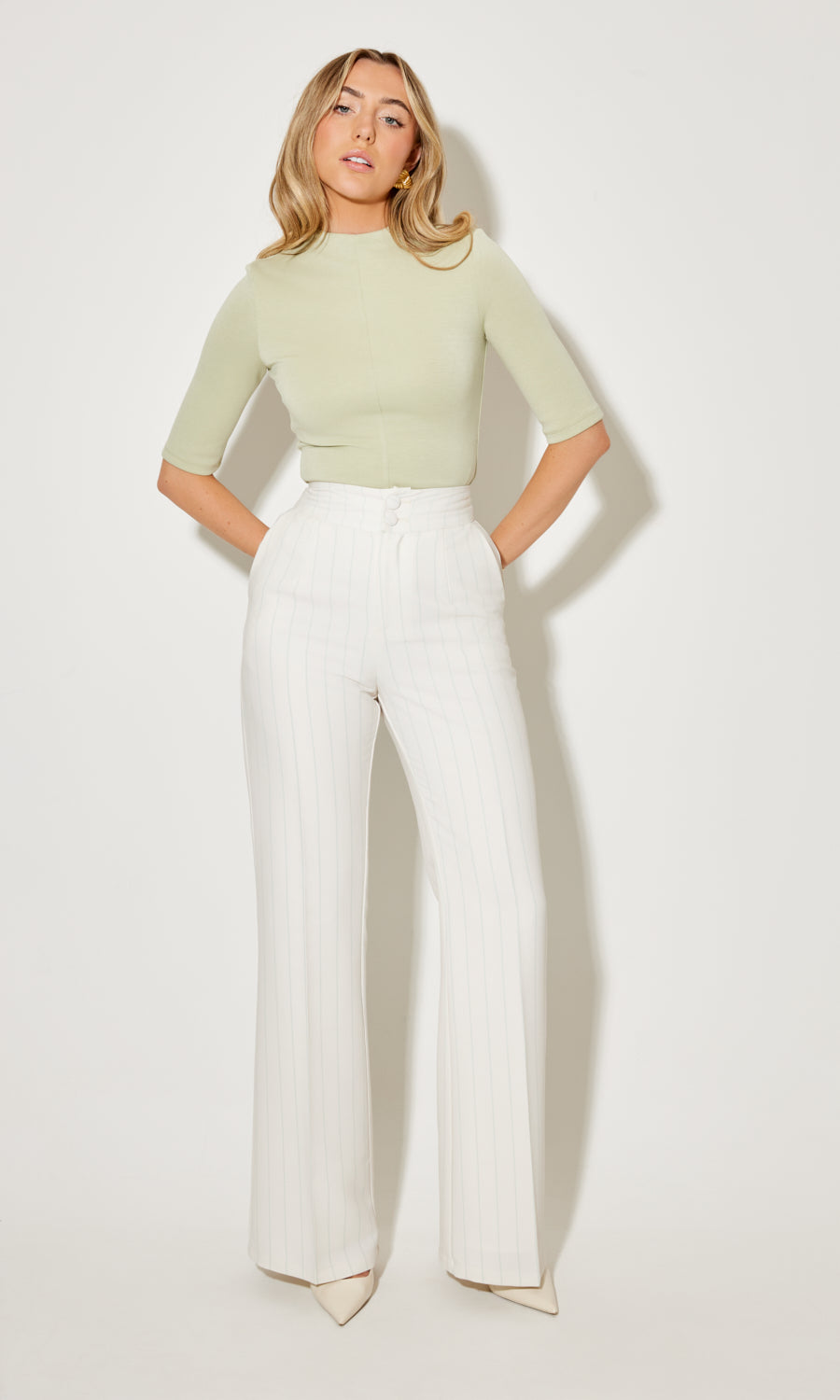 Pin Stripe Trousers