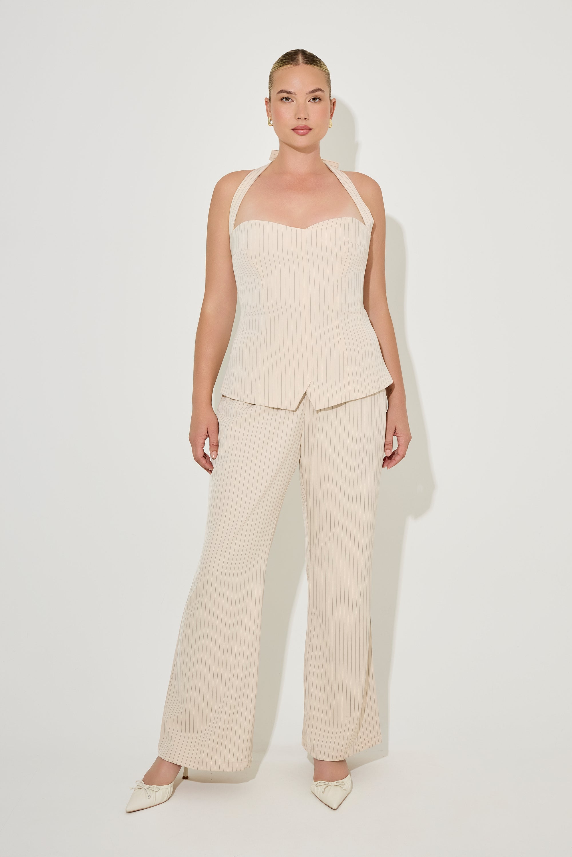 The Ultimate Muse Pin Stripe Trousers