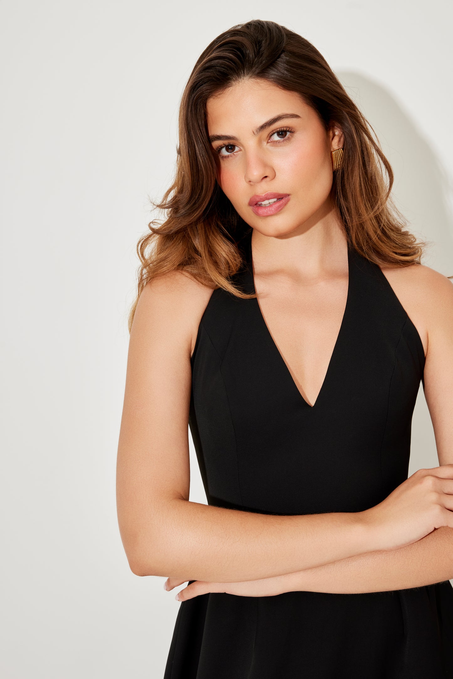 Volume Midi Dress