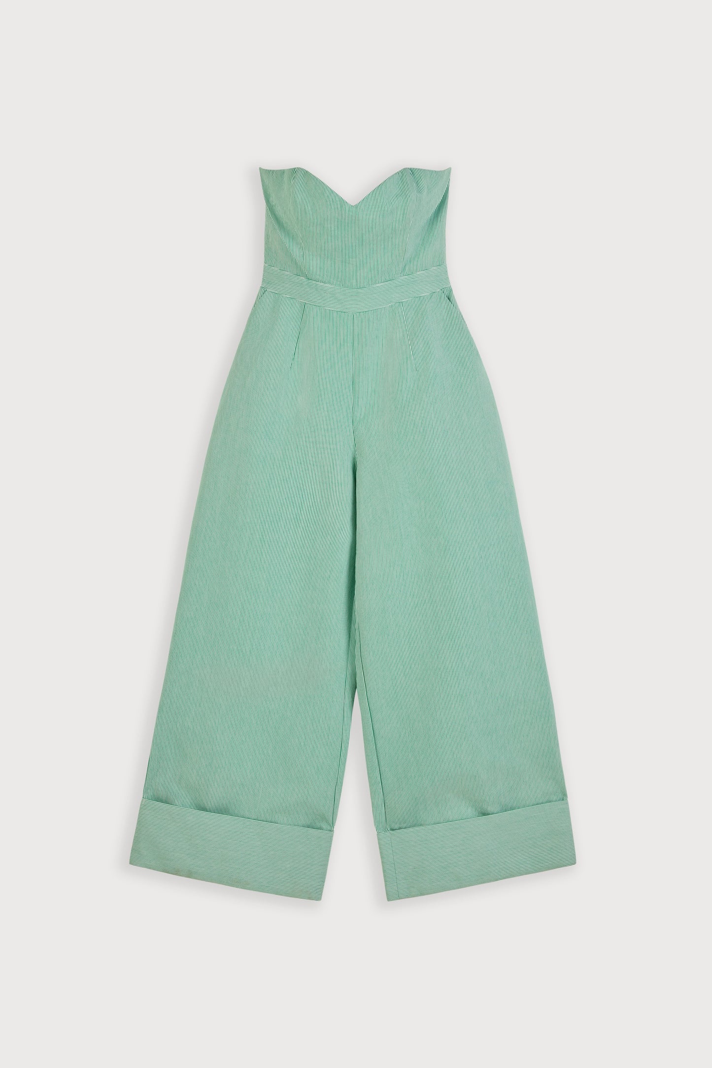 Cotton Pinstripe Jumpsuit