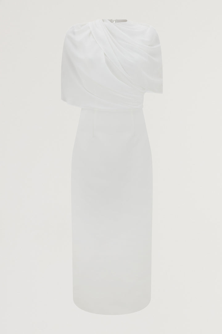 Gathered Midi Dress
