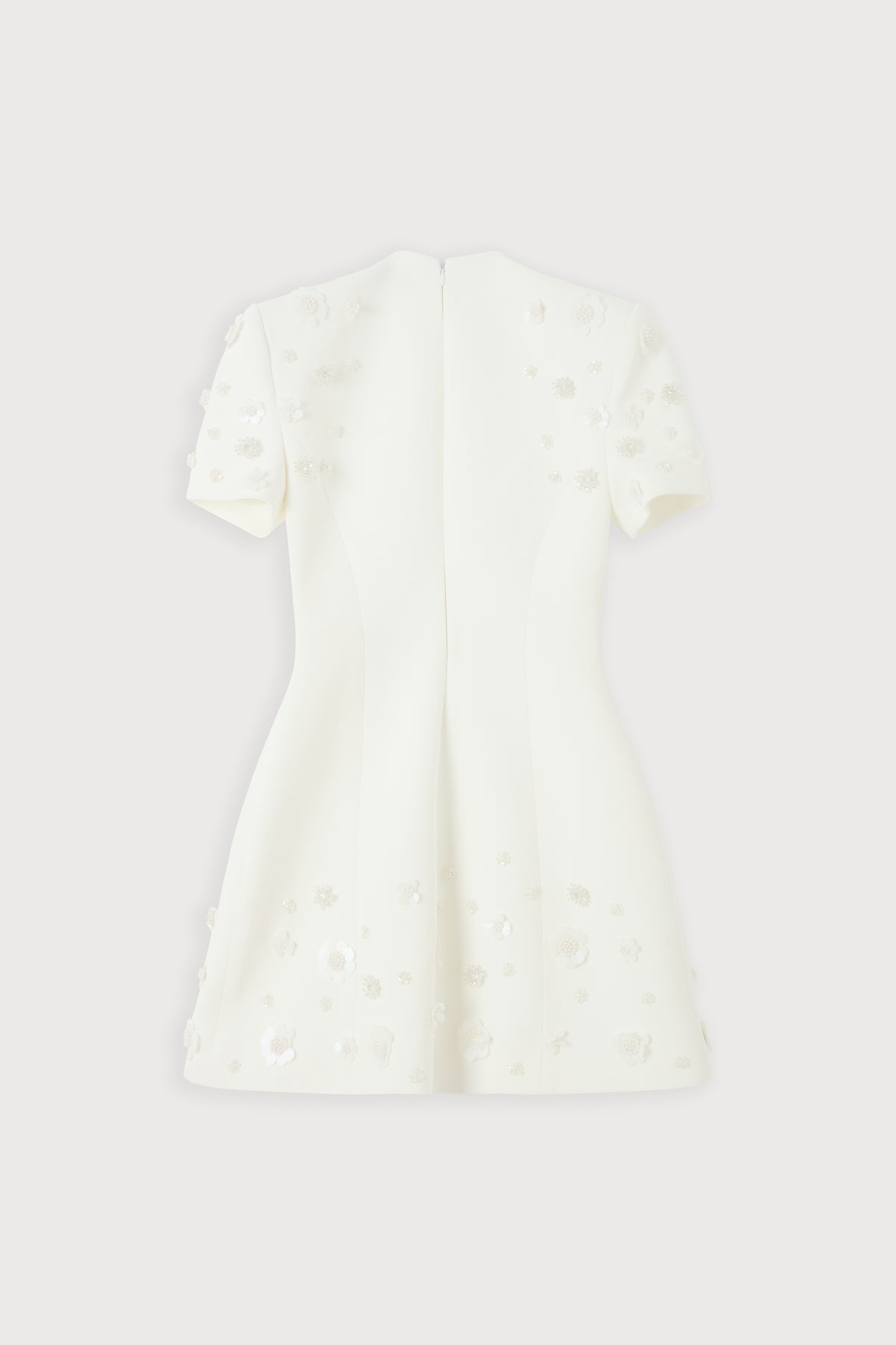 Embellished Appliqué Mini Dress