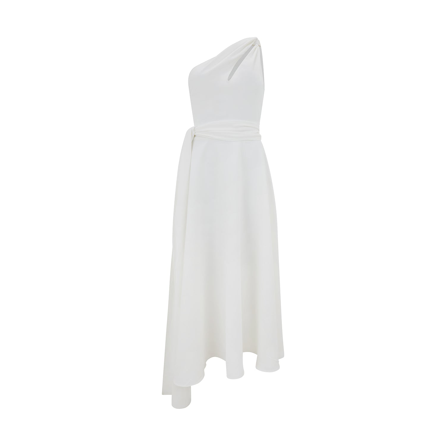 Asymmetric Midi Dress