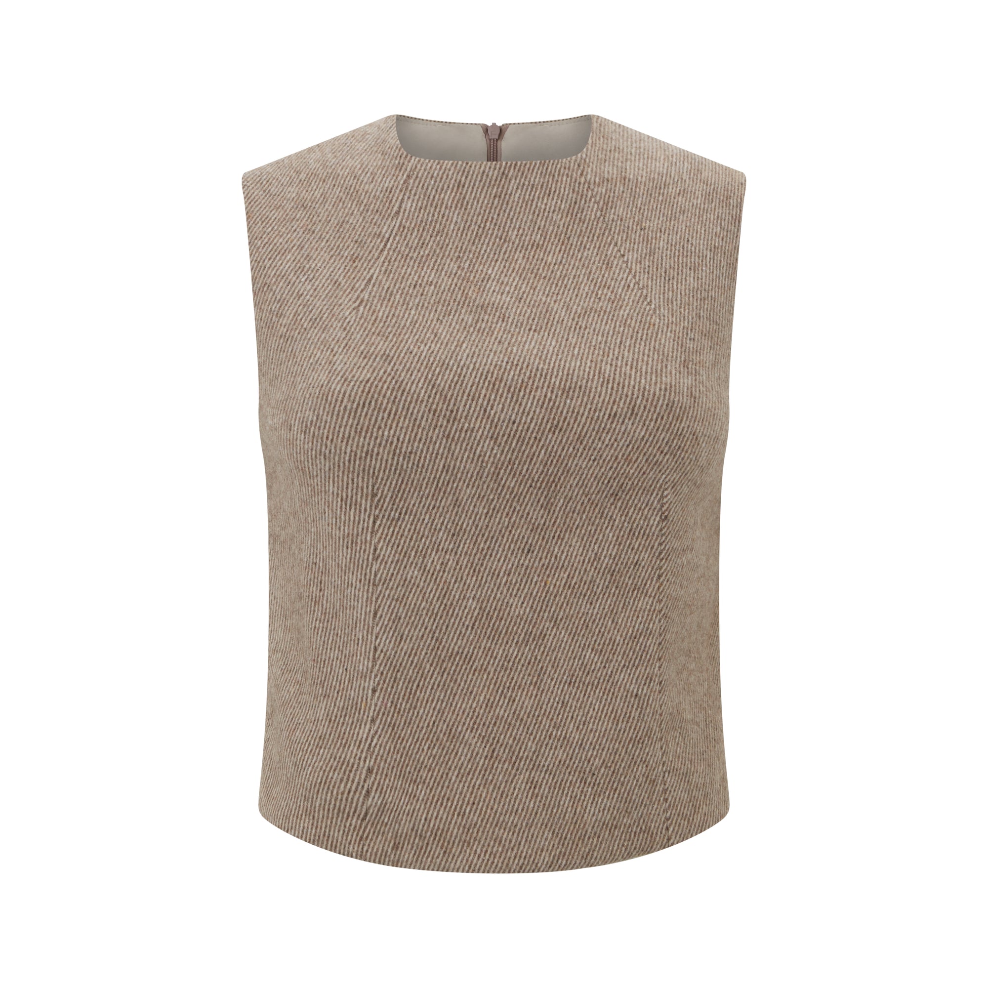 The Ultimate Muse Tweed Sleeveless Top