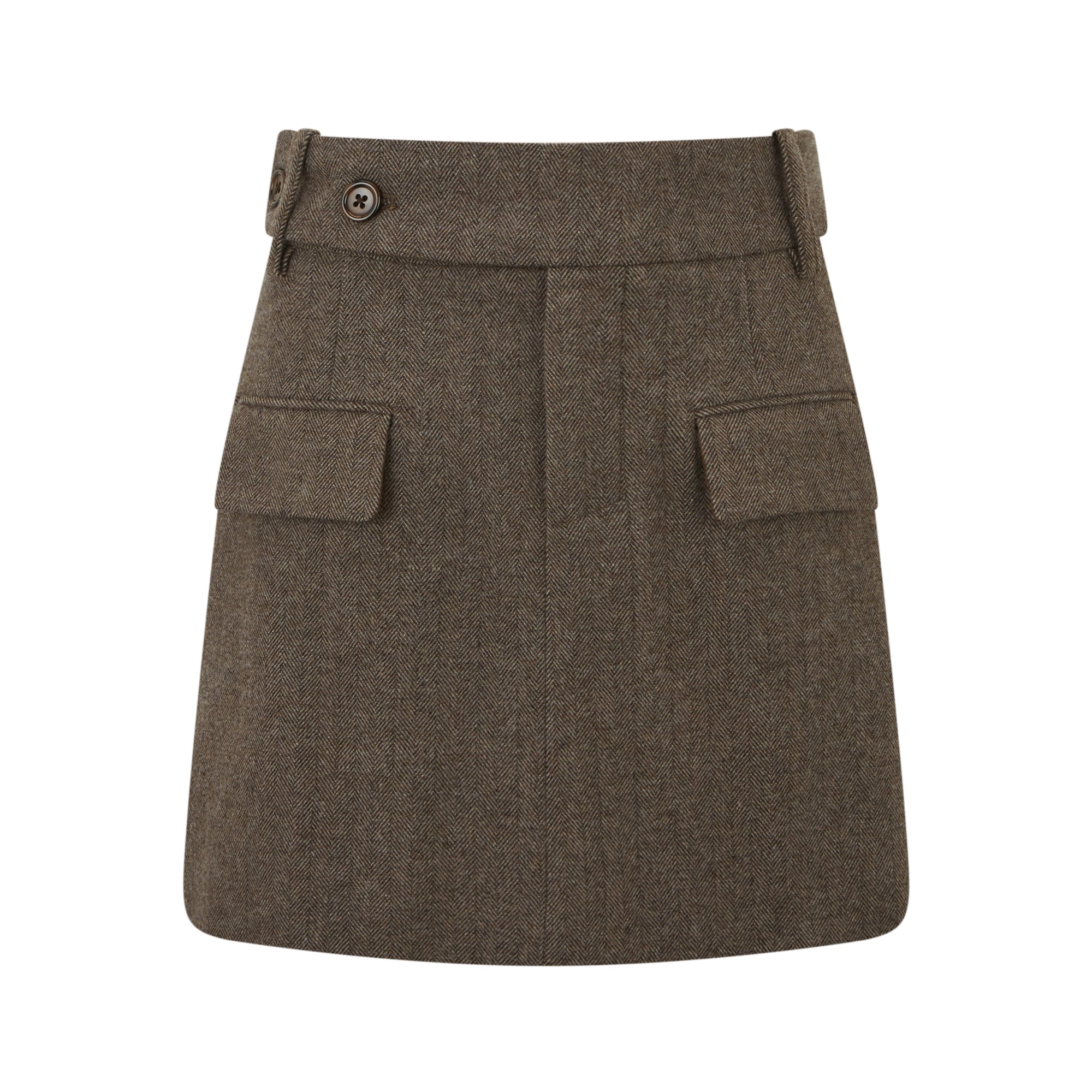 The Ultimate Muse Herringbone Mini Skirt