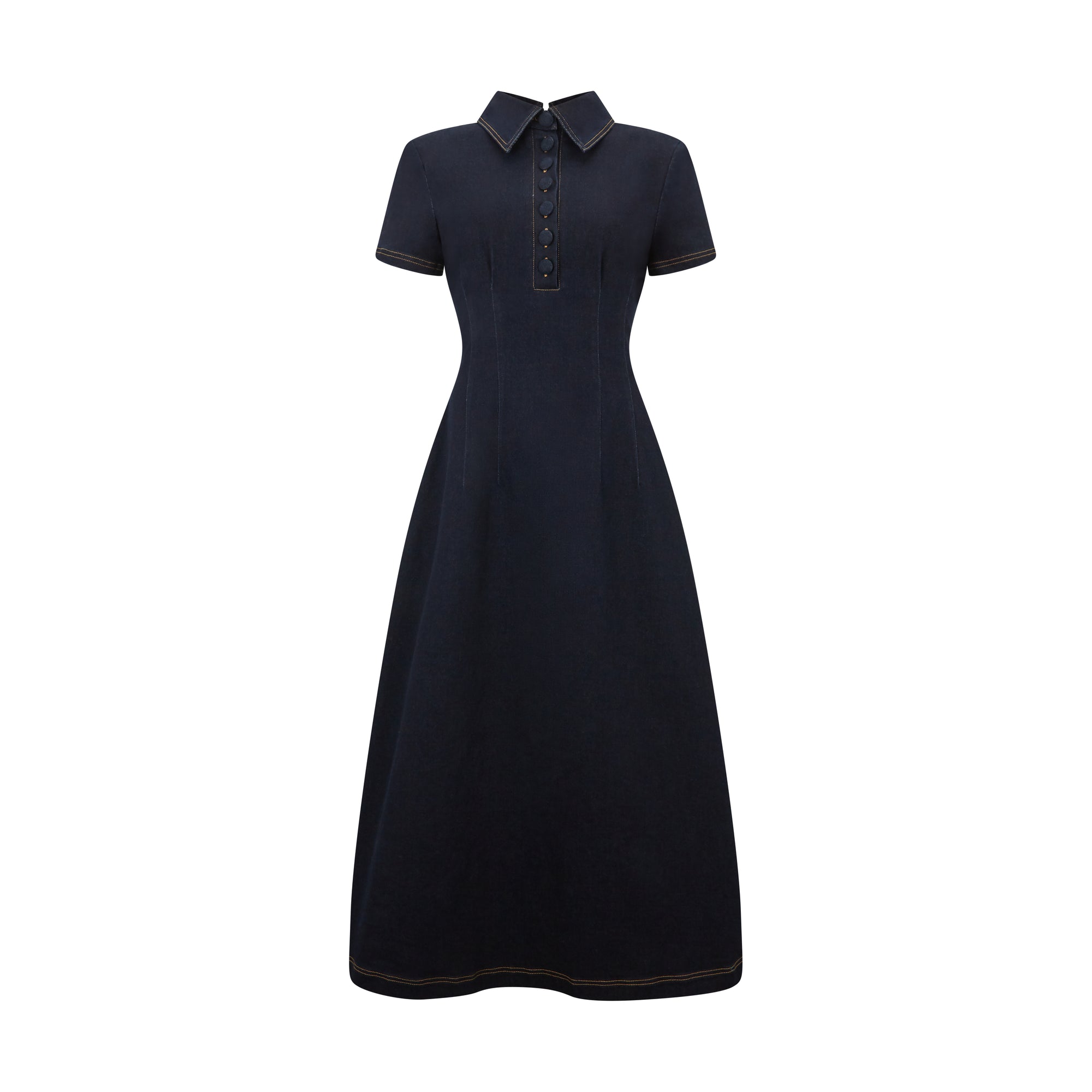 The Ultimate Muse Collared Midi Dress