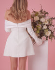 The Ultimate Muse Bow Mini Dress | White