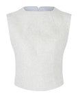 The Ultimate Muse Tweed Sleeveless Top | Grey