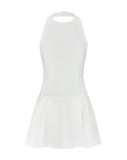 The Ultimate Muse Dropped Hem Mini Dress | White