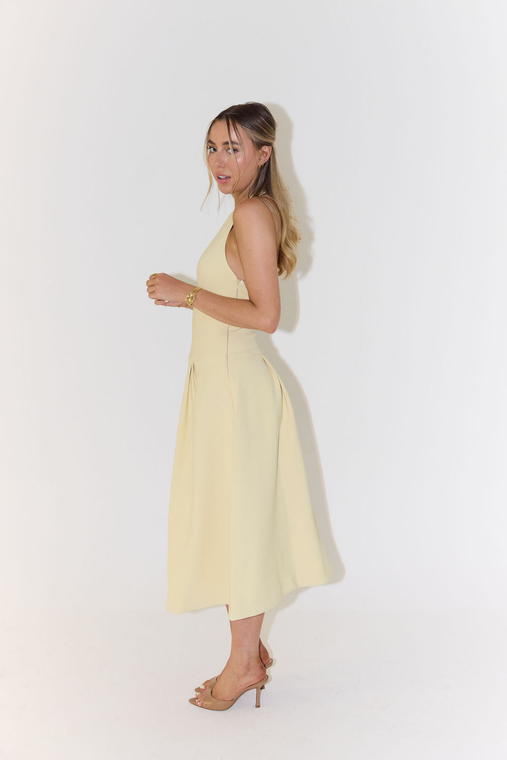 The Ultimate Muse Dropped Hem Midi Dress