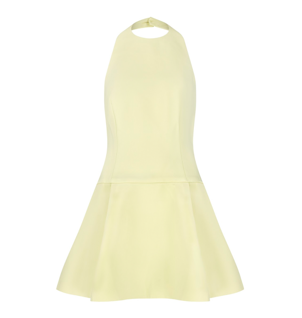 Dropped Hem Mini Dress