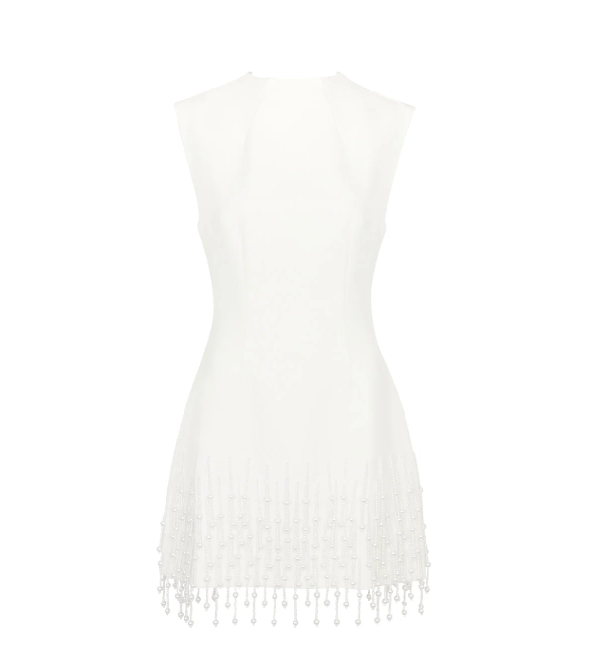 Sleeveless pearl drop dress