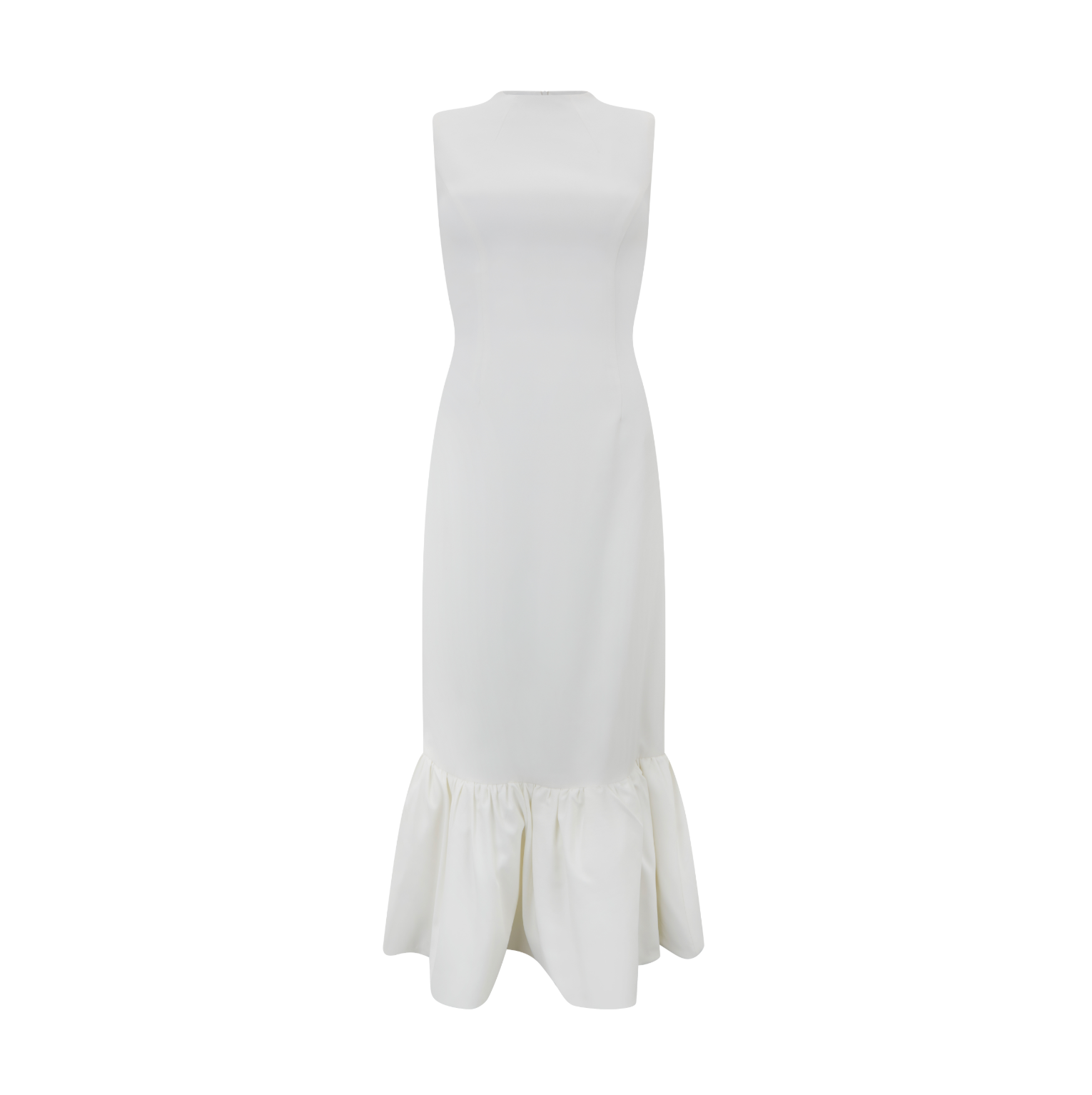 The Ultimate Muse Sleeveless Peplum Hem Midi Dress