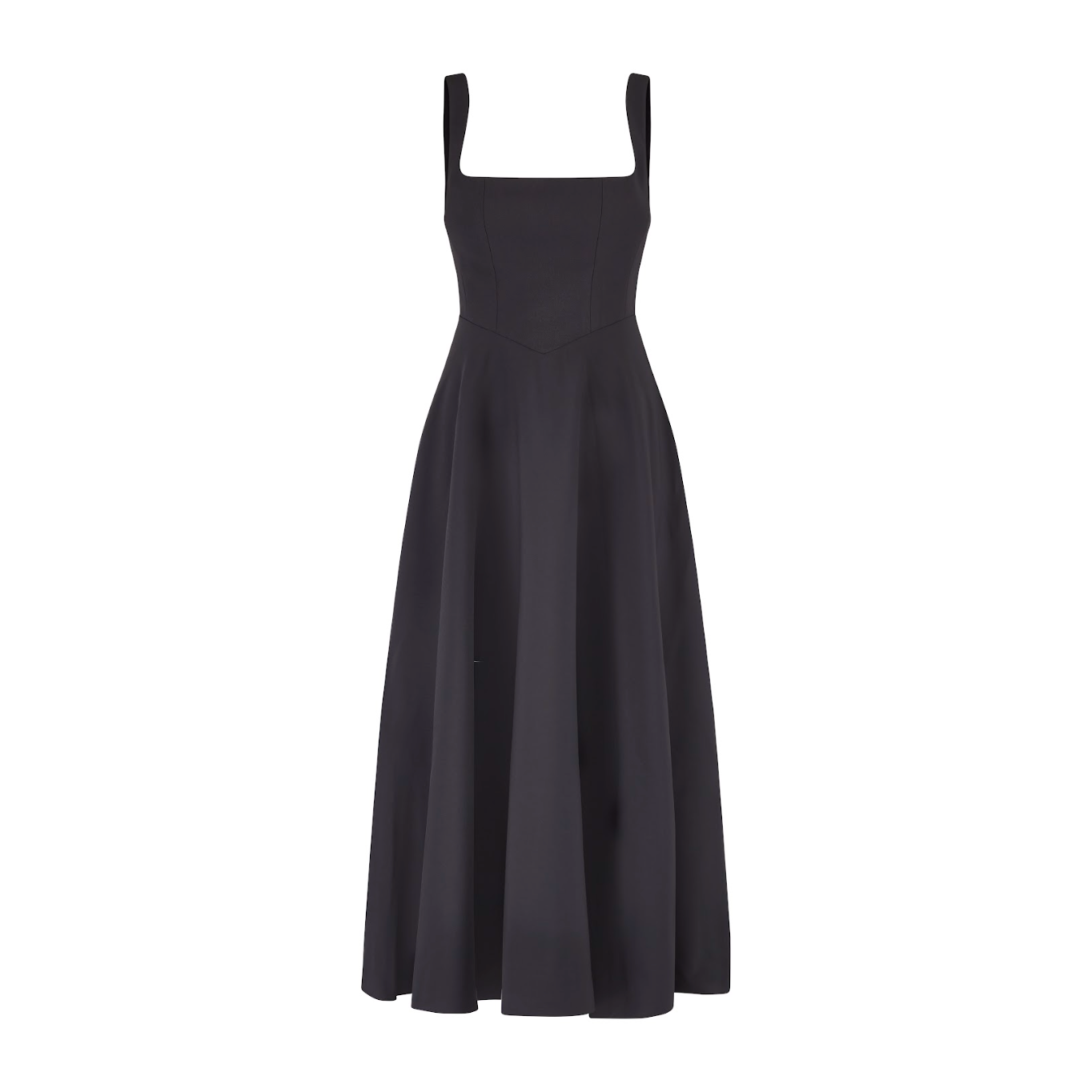 Square Neck Midi Dress