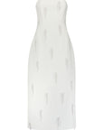 The Ultimate Muse Embellished Midi Dress | White