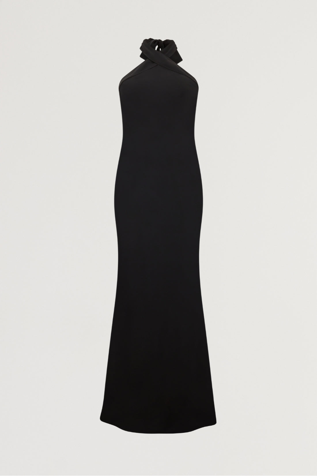 Cross Halter Neck Maxi Dress