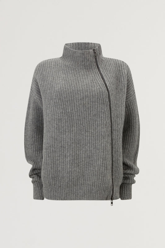 Wool Zip Jumper