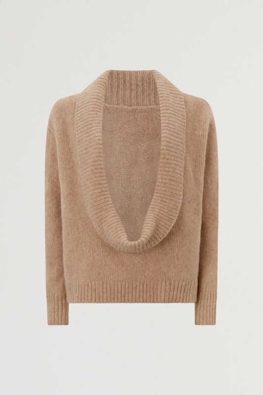 Wool Low Back Knitted Jumper