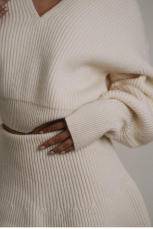 Odd Muse Knitted Mini Skirt