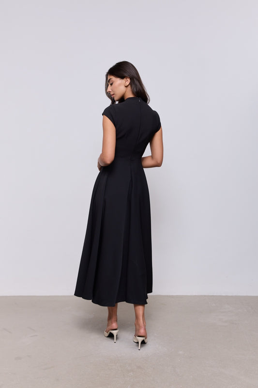 Cap Sleeve Midi Dress