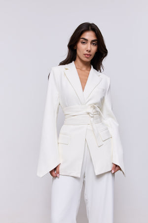 Belted Blazer