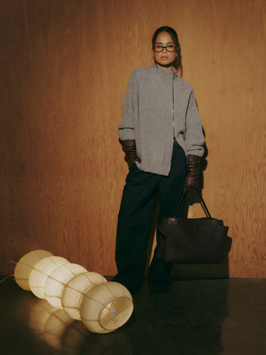 Wool Zip Jumper