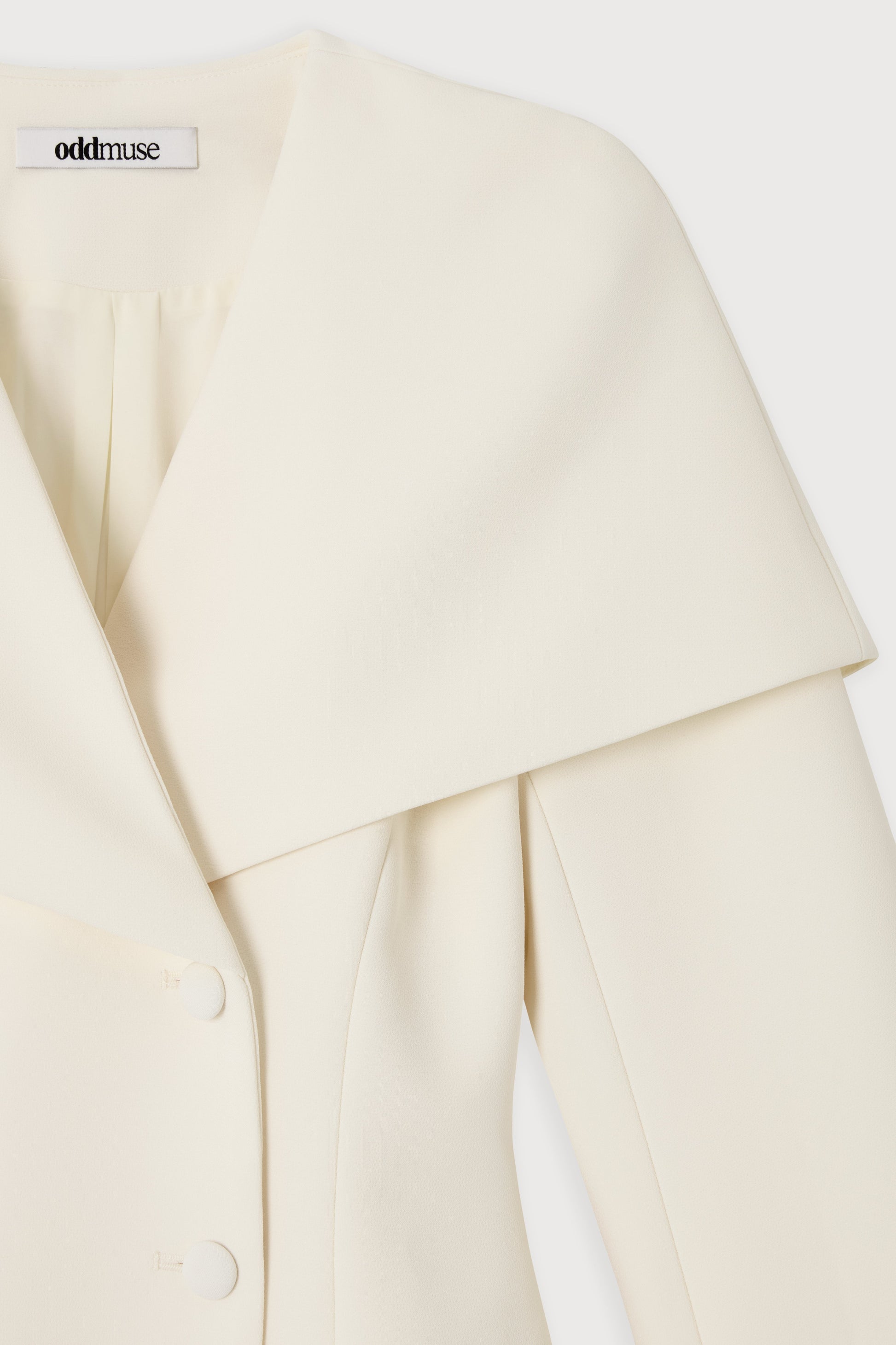 Statement Collar Mini Dress
