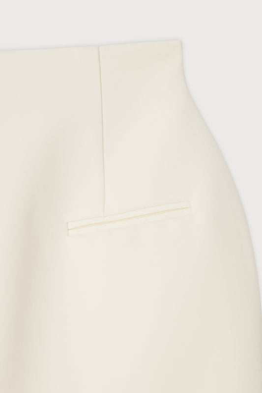 Cotton Mix Structured Skirt