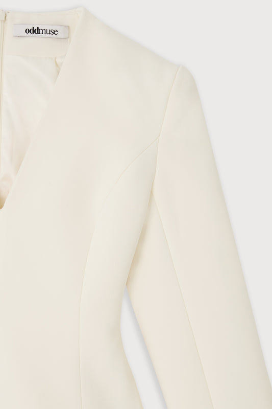 Cotton Mix Structured Top