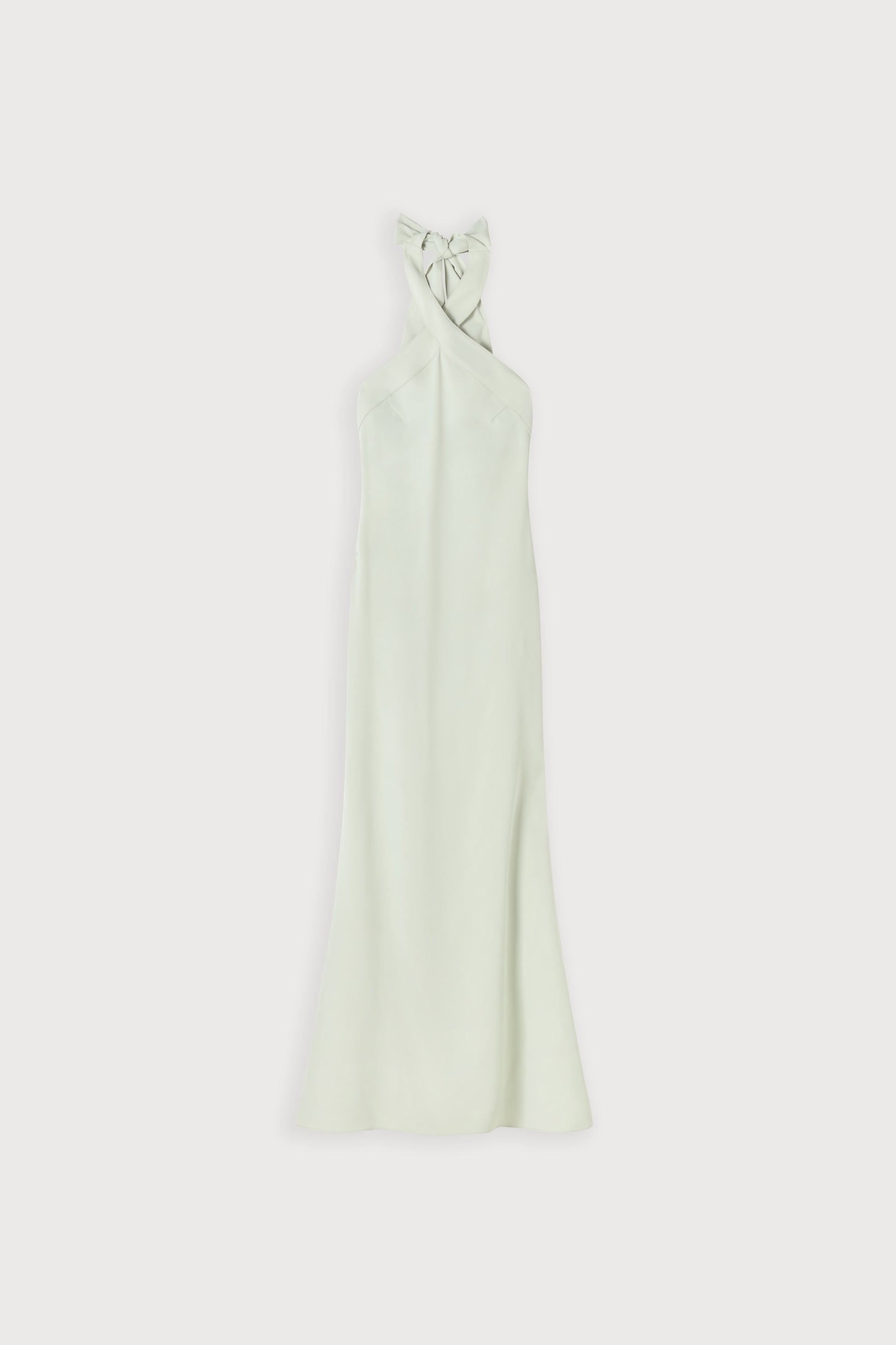 Cross Halter Neck Maxi Dress