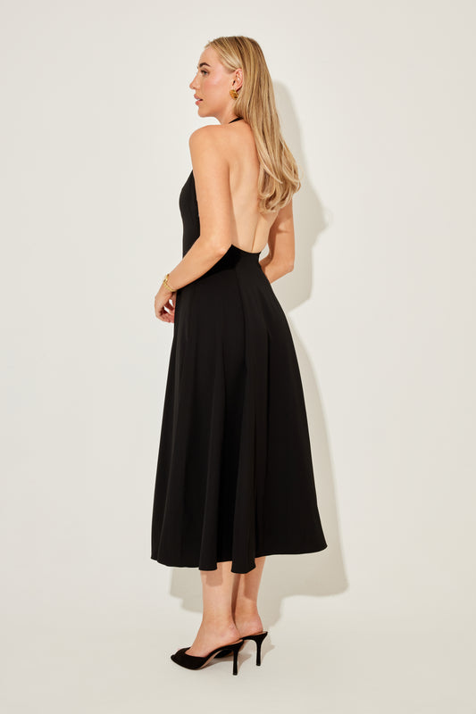 Low Back Midi Dress