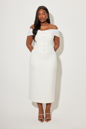 Bow Midi Dress